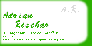adrian rischar business card
